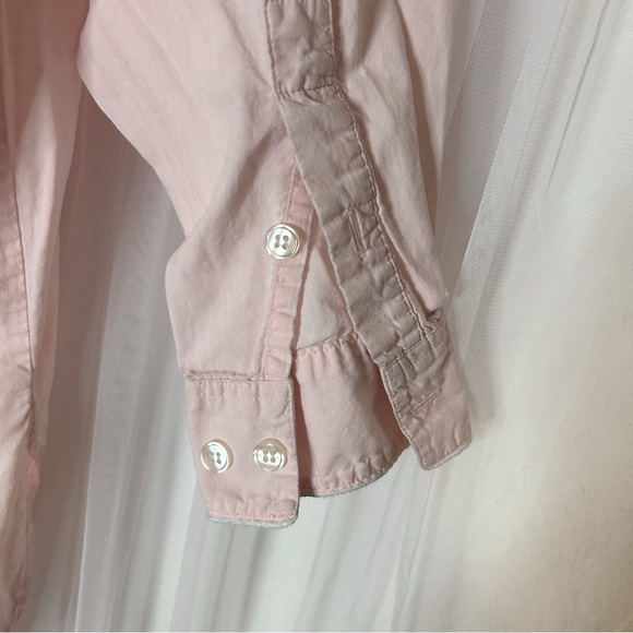 Victoria's Secret Pink 3/4 Sleeve Polo Button Down Sleep Shirt - Picture 8 of 8